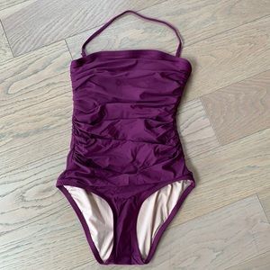 Ruched Bandeau swimsuit